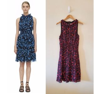 Rebecca Taylor Sleeveless Kyoto Floral Mock Dress